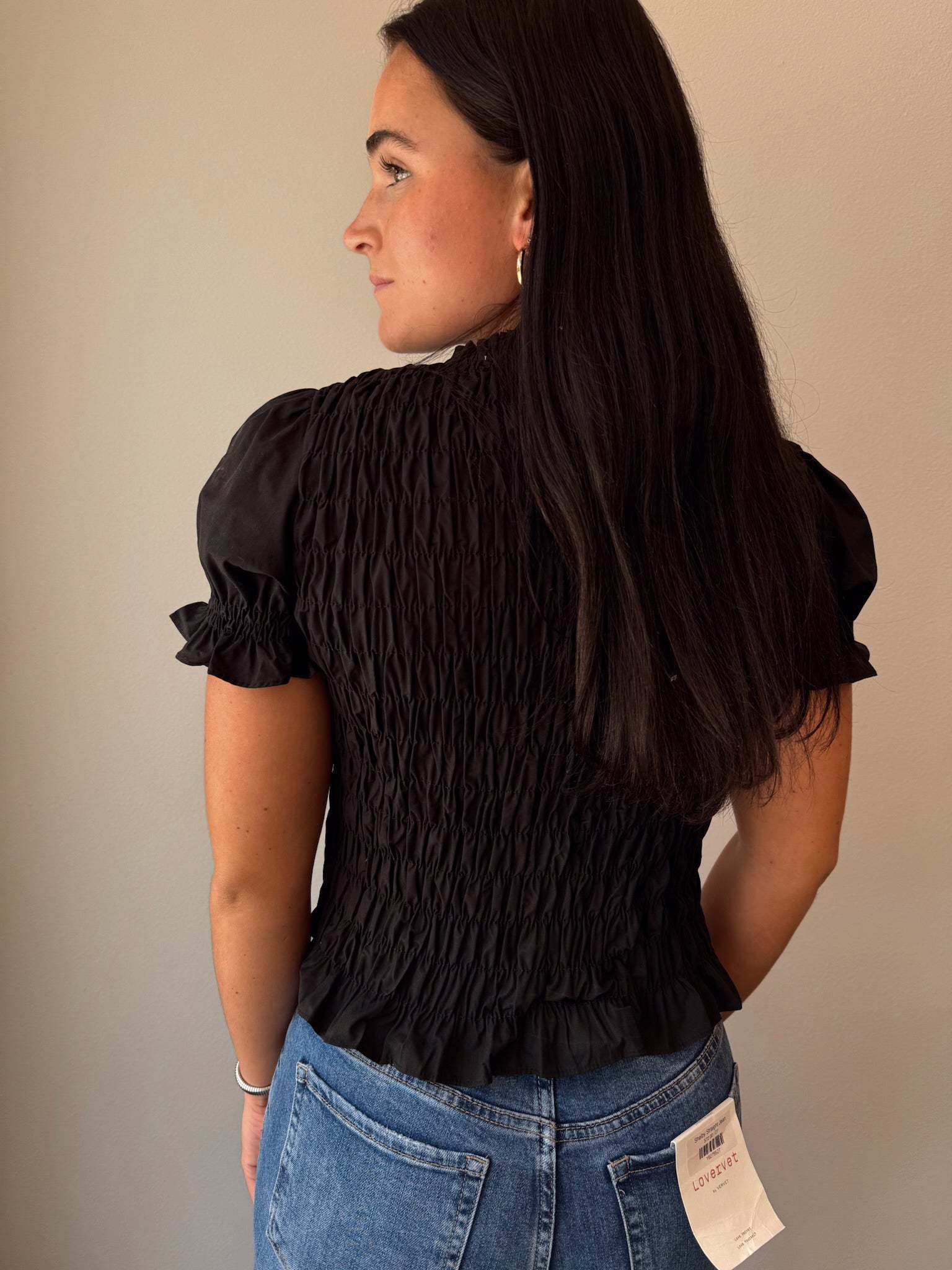 Ruby Crinkle Top