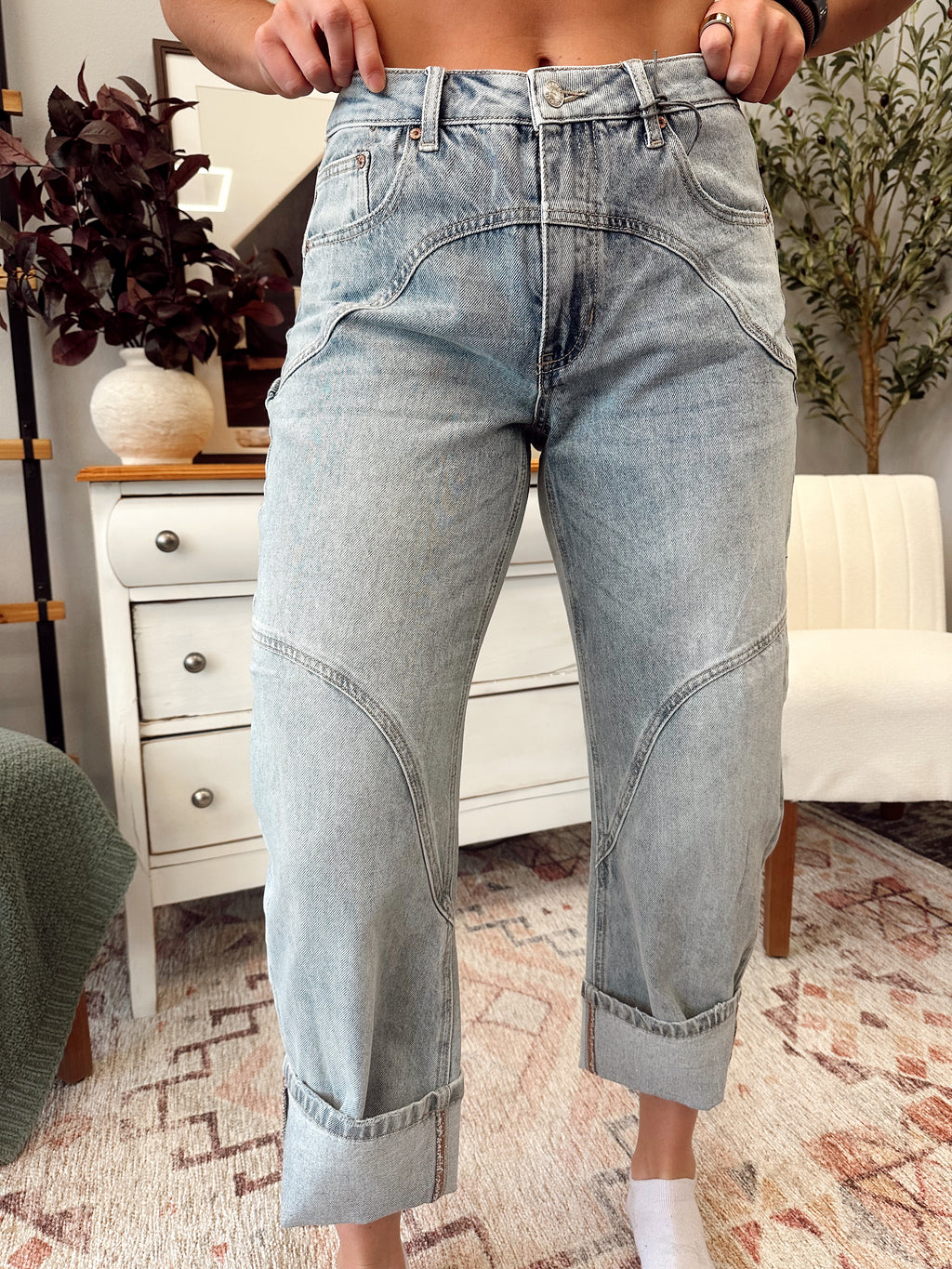 Becket Barrel Wide Leg