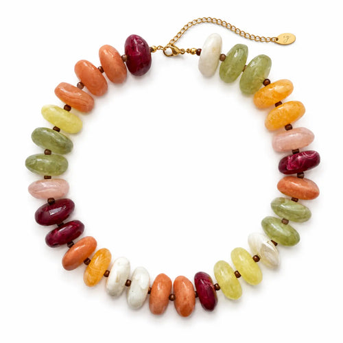 Chunky Beaded Statement Necklace