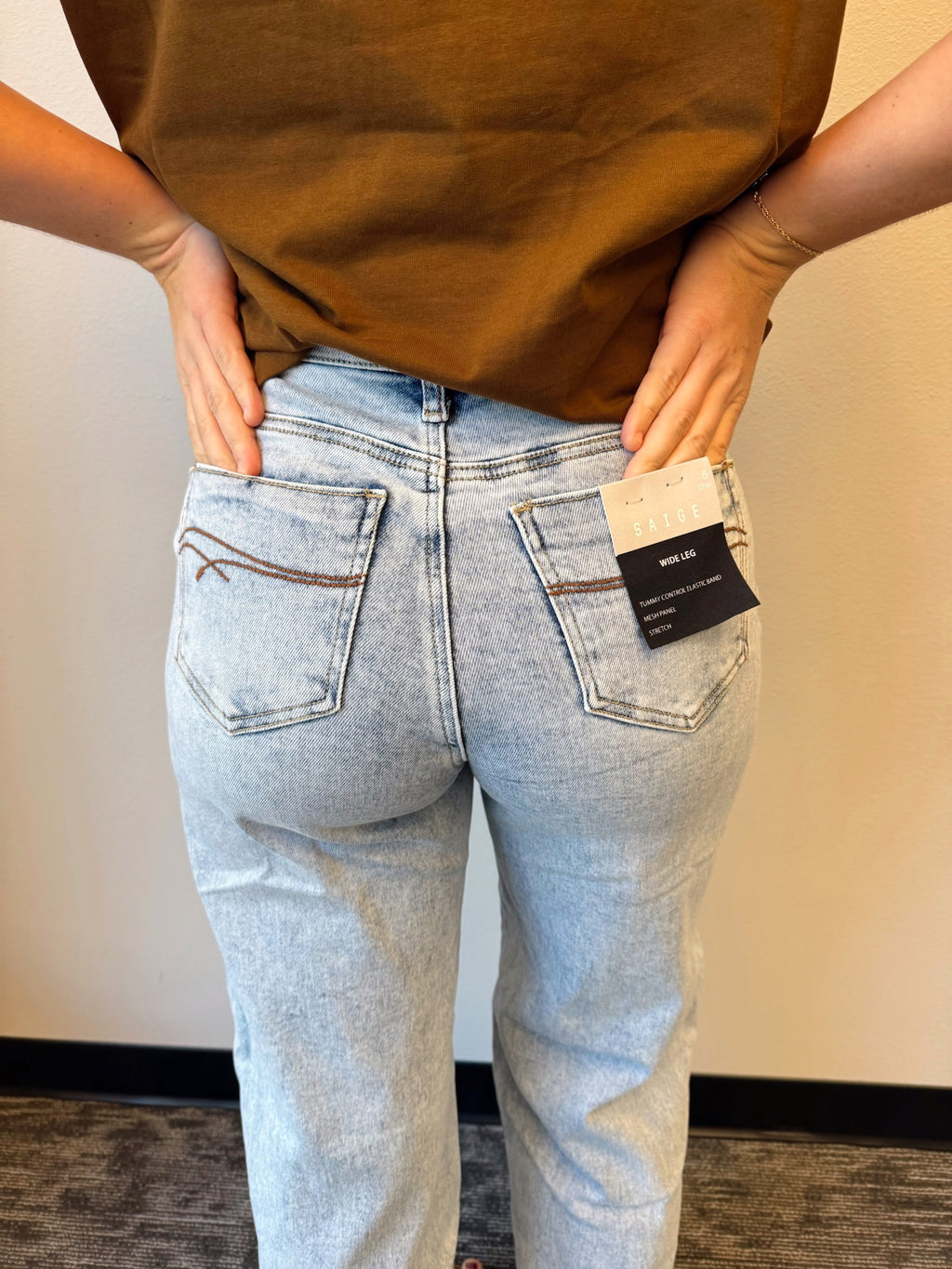 Hayley High Rise Wide Leg Jean