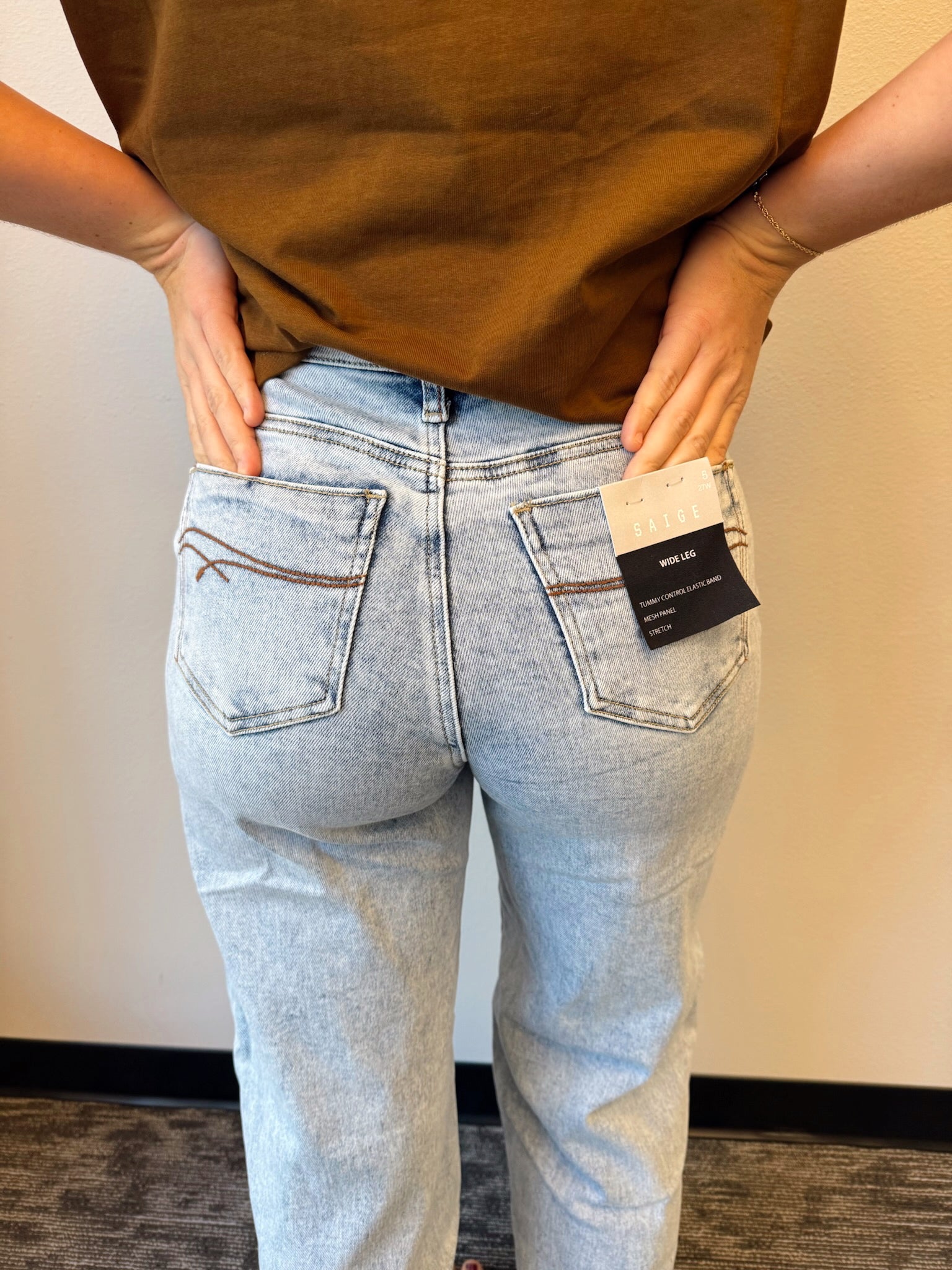 Hayley High Rise Wide Leg Jean