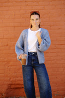 Cozy Blue Cardigan