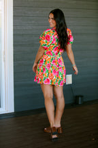 Vacation Bloom Mini Dress