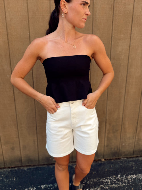 Ellie Knit Peplum Top