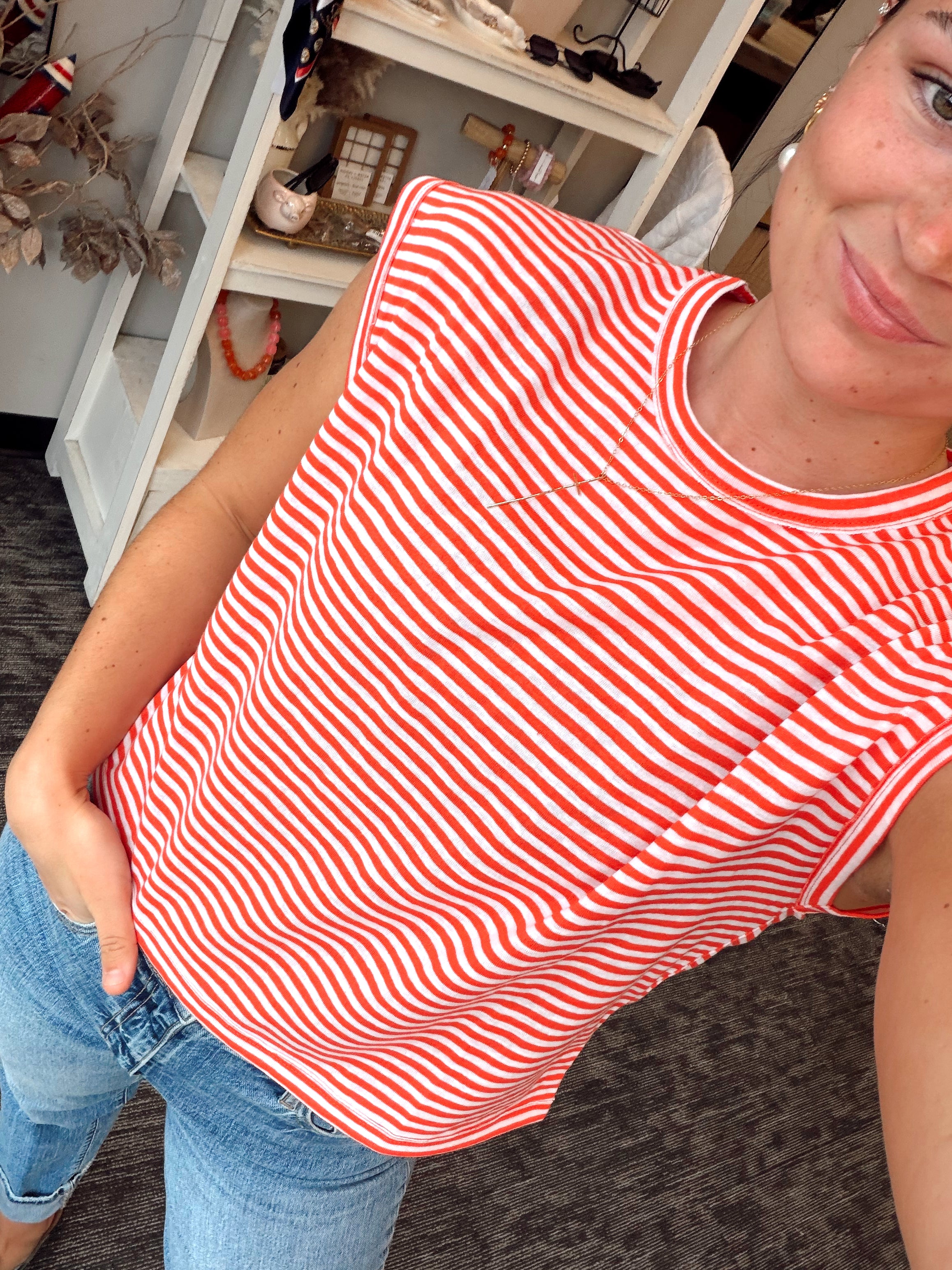 Samantha Stripe Top