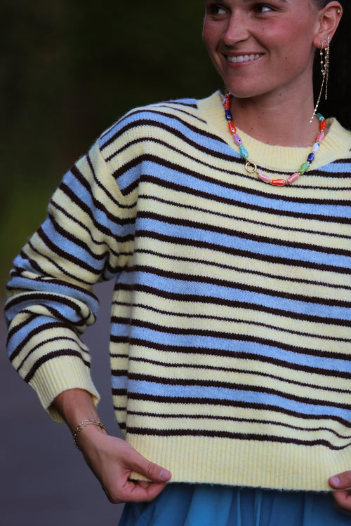Mable Stripe Crewneck