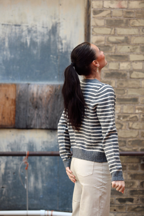 Gold Button Cardi