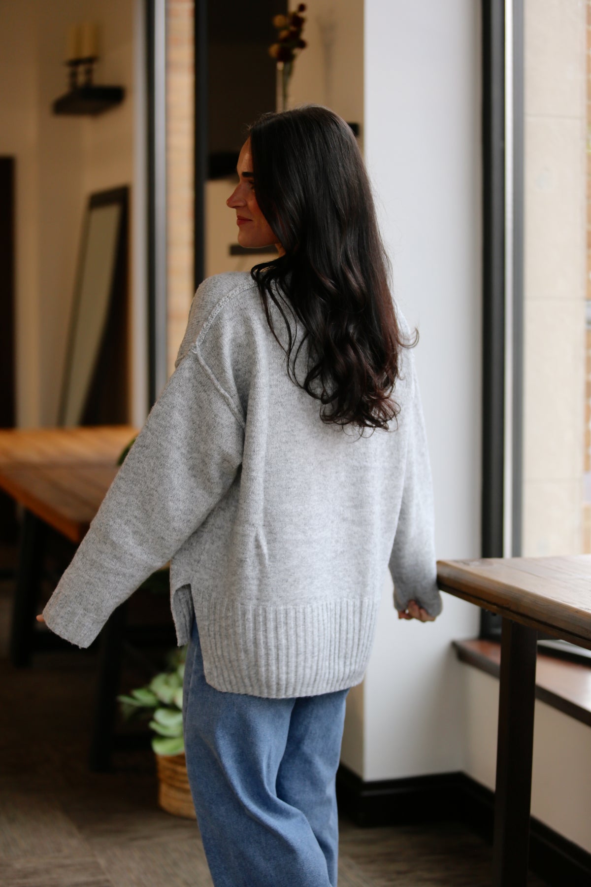 Side Slit Sweater