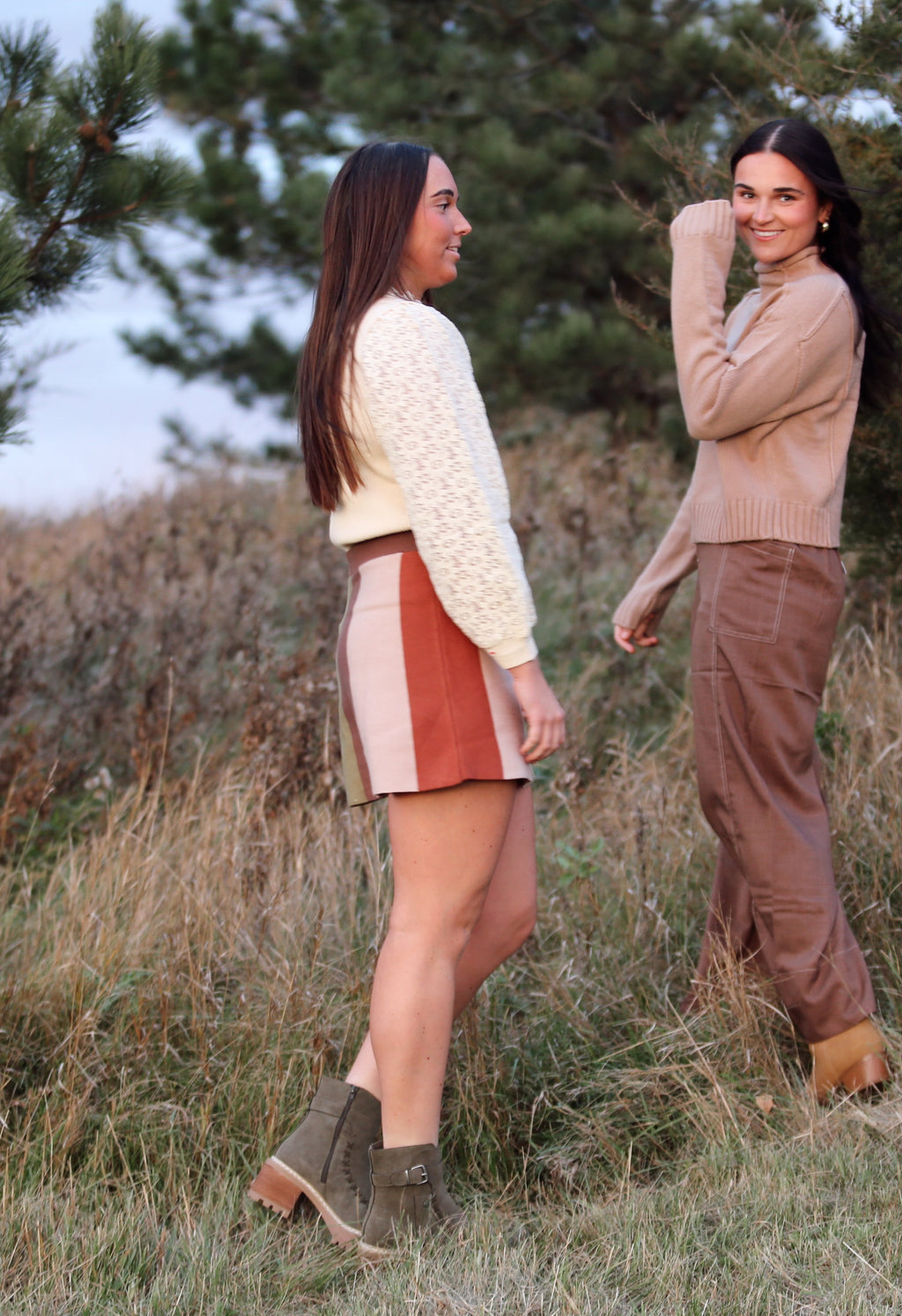 Connie Colorblock Skirt