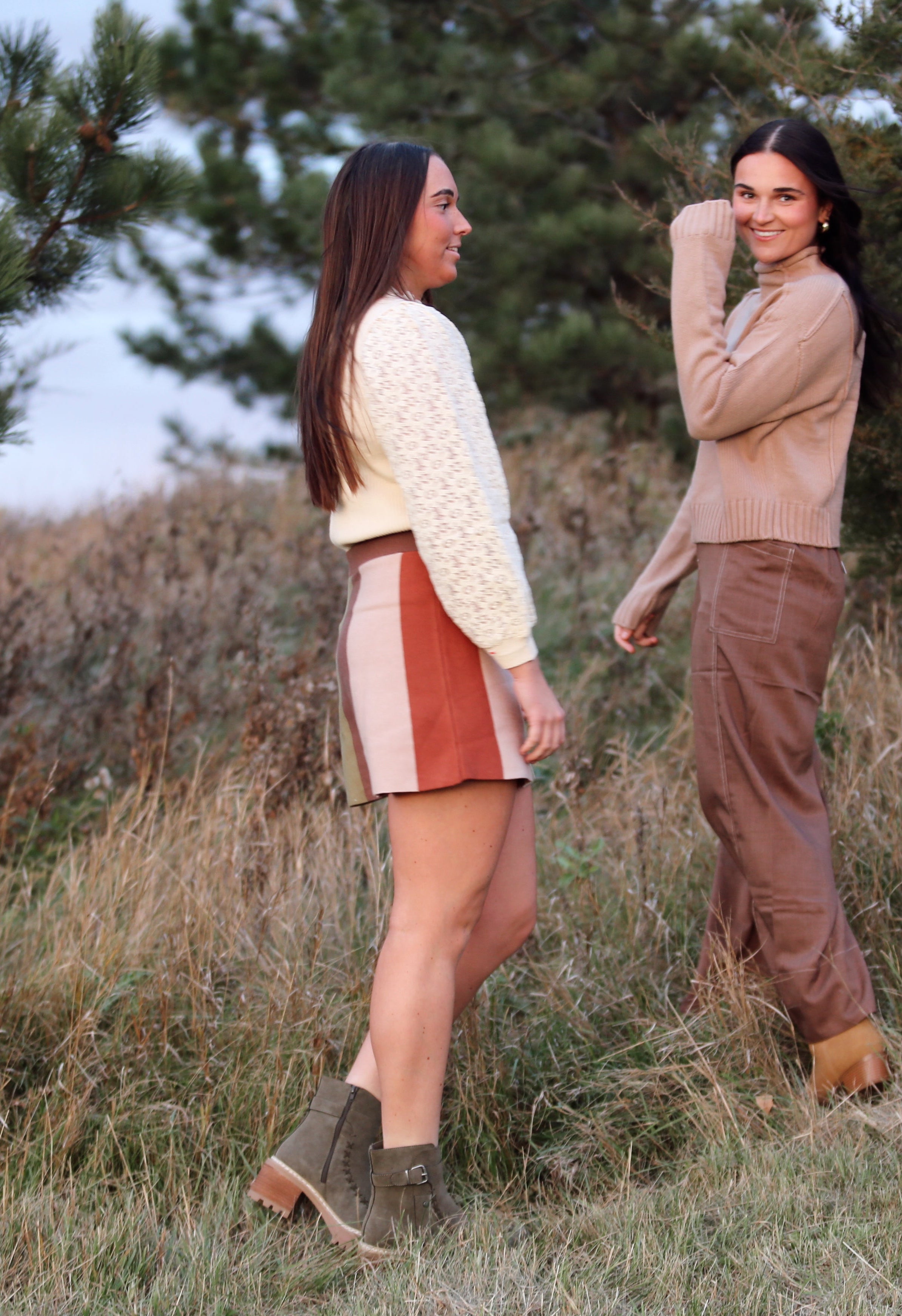 Connie Colorblock Skirt