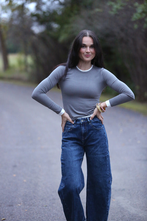Layered Effect Long Sleeve