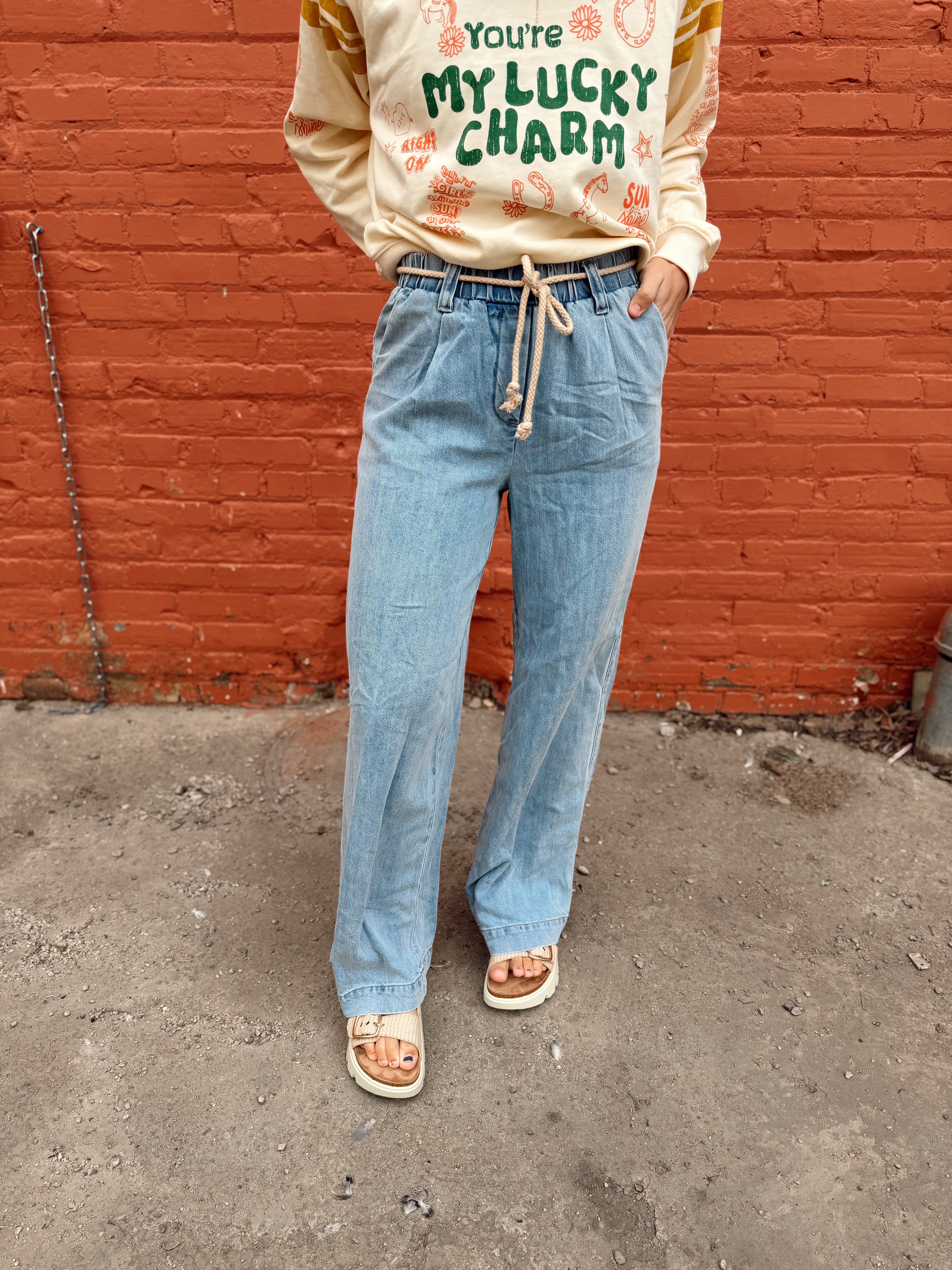 Amy Drawstring Jean