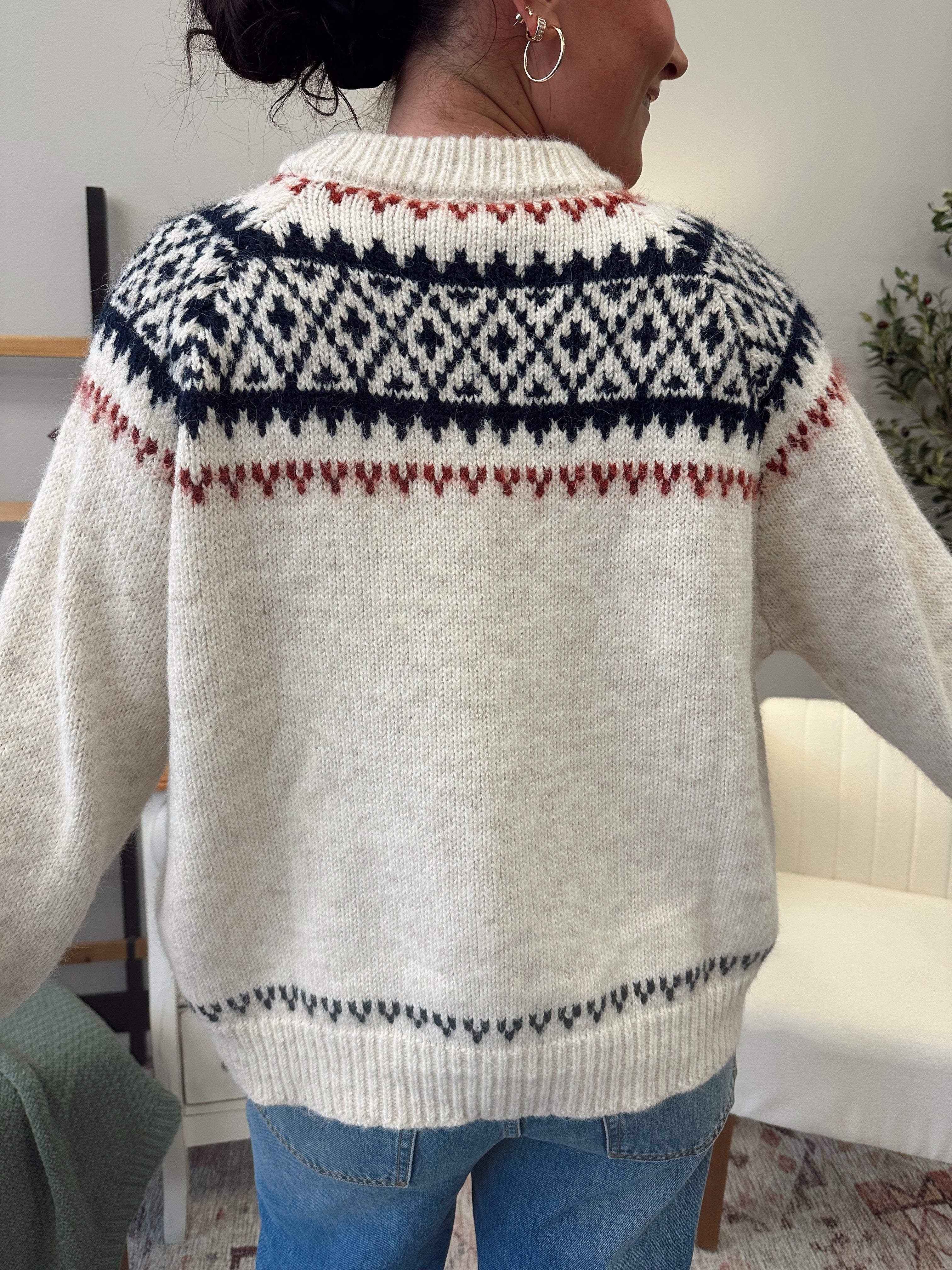 Nordic Fair Sweater Cardigan