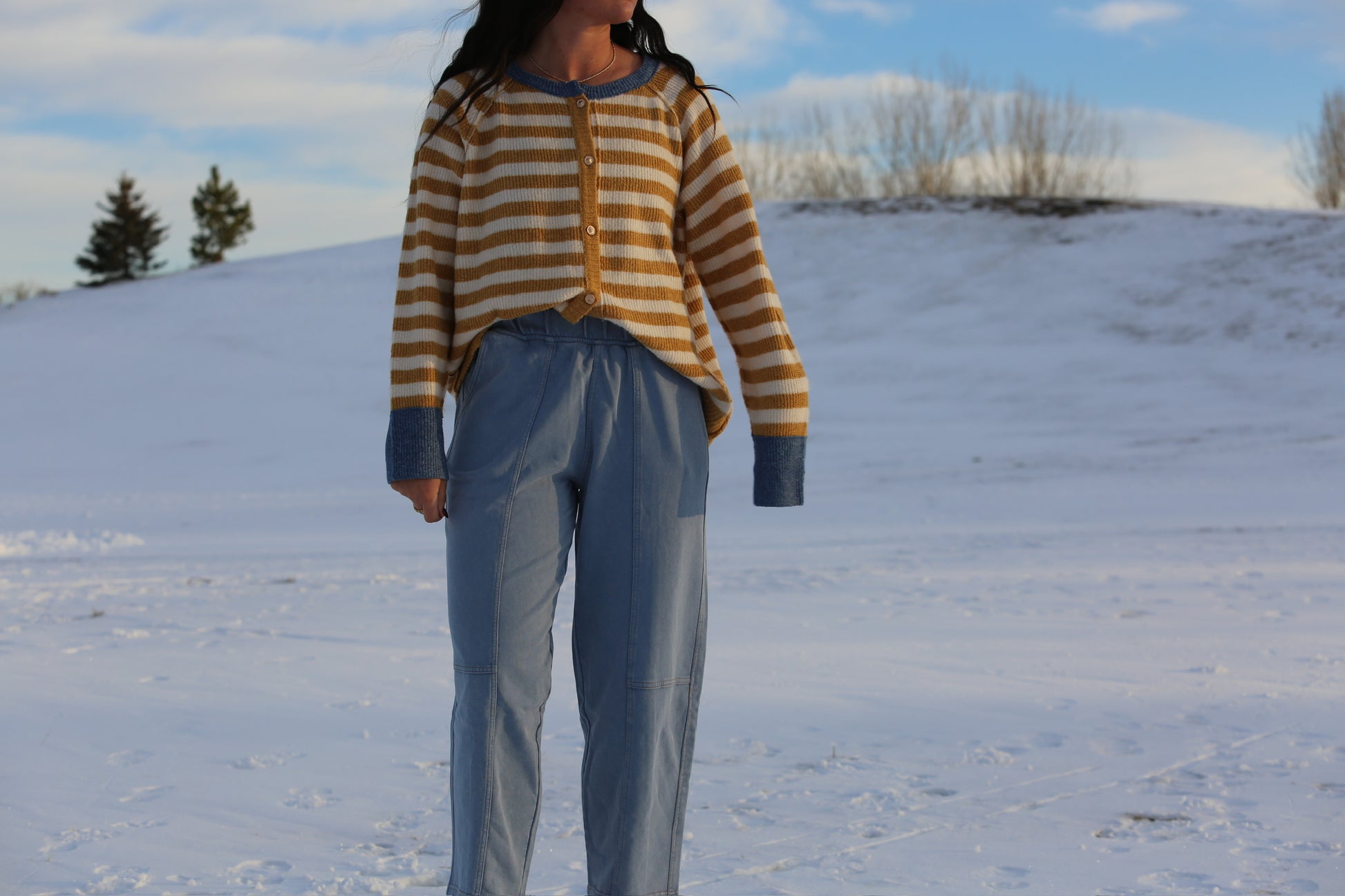 Misty Marigold Cardigan