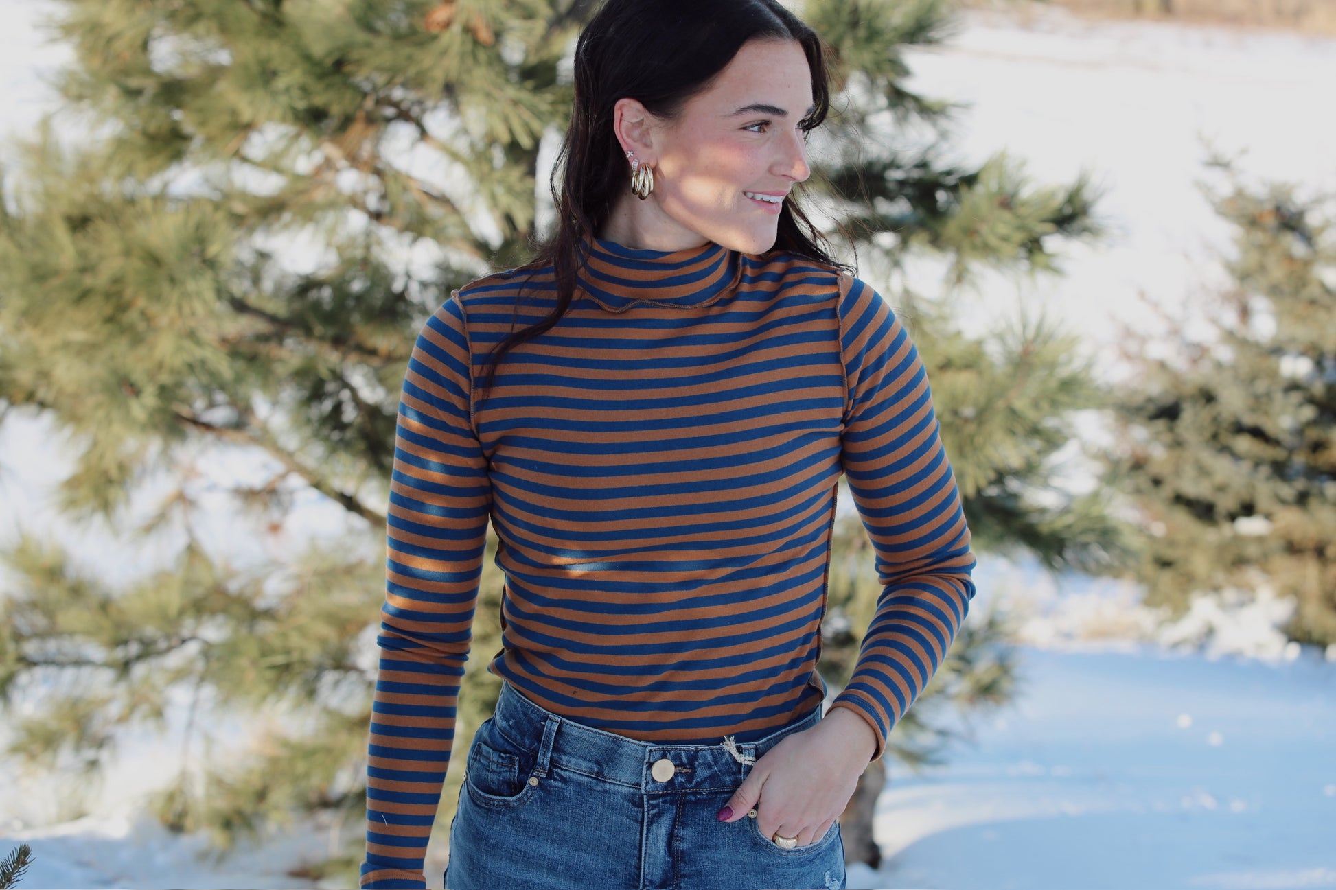 Reagan Turtleneck Top