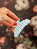 Stripe Claw Clip