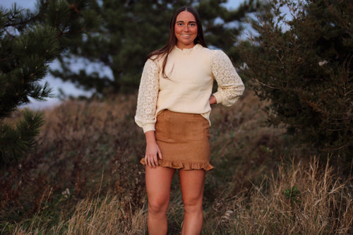 Ruffle Mini Skirt