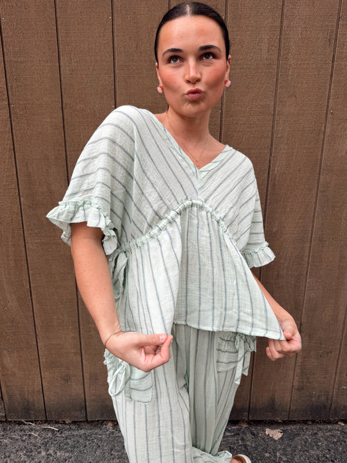 Glow Gauze Top