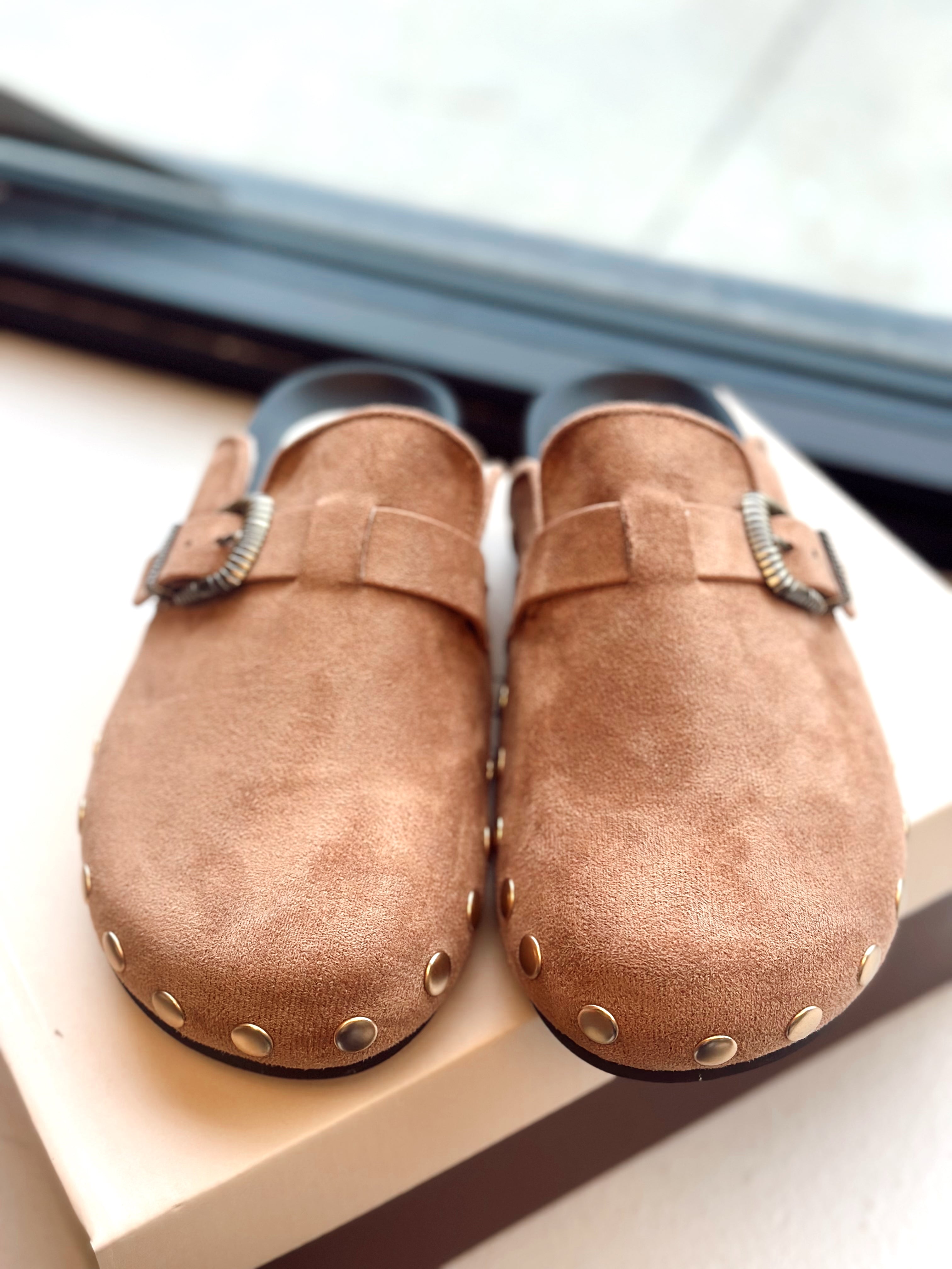 Toni Studded Buckle Clog