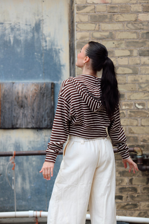 Sammy Stripe Zip Up