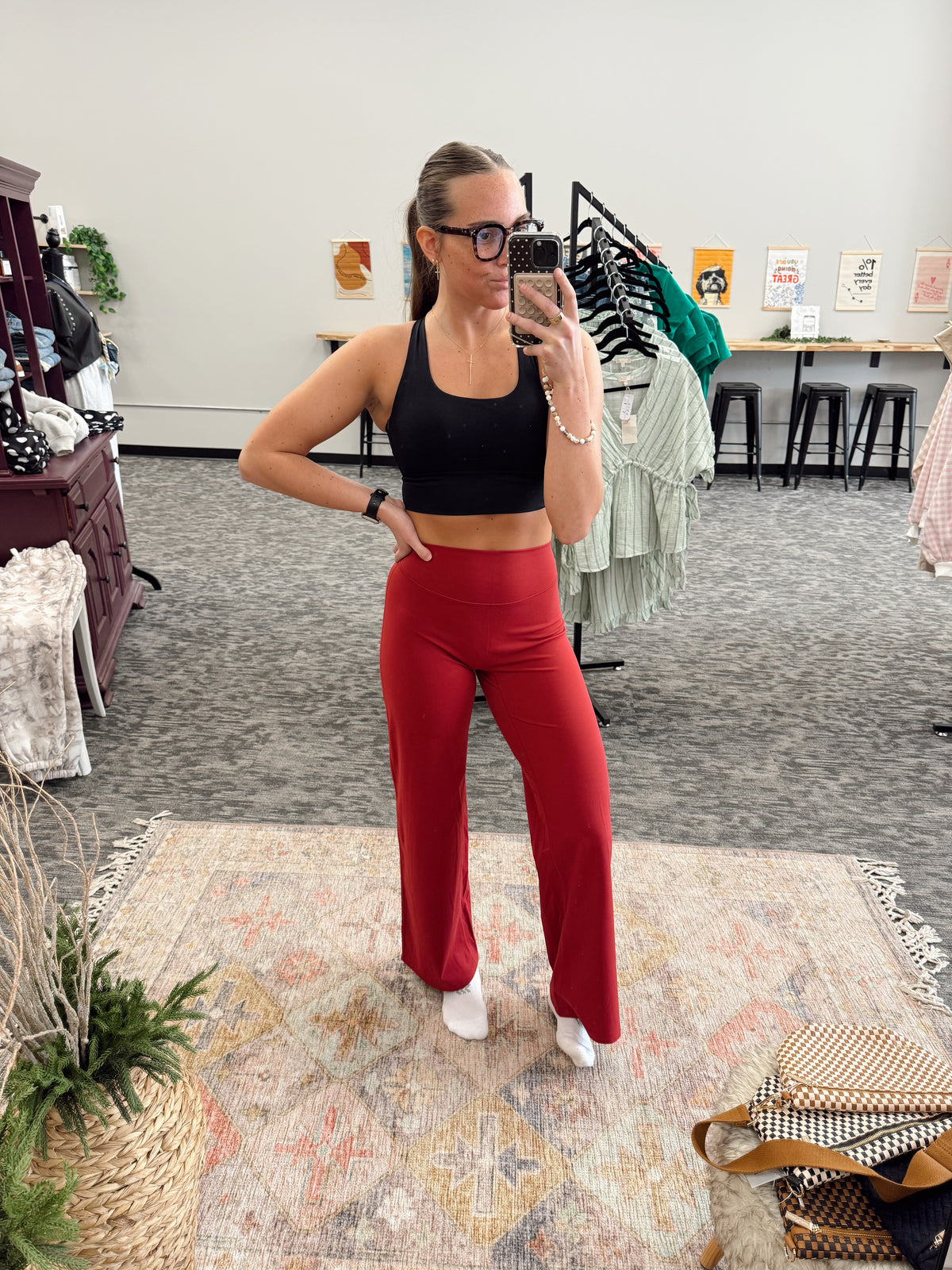 Comfort Flex Wide Leg Pants