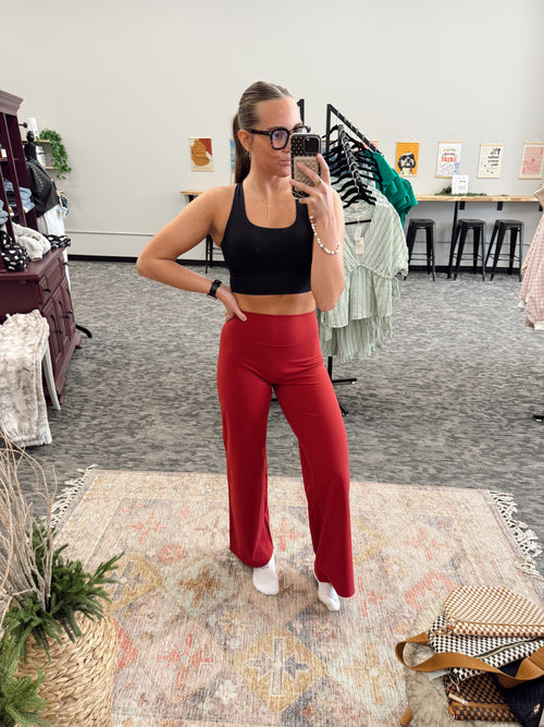 Comfort Flex Wide Leg Pants