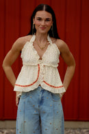 Hayden Halter Ruffle Tank