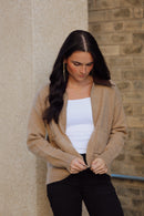 Suede Zip Up Jacket