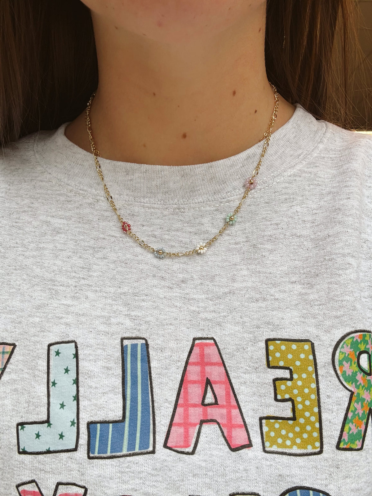 Flirty Flower Necklace