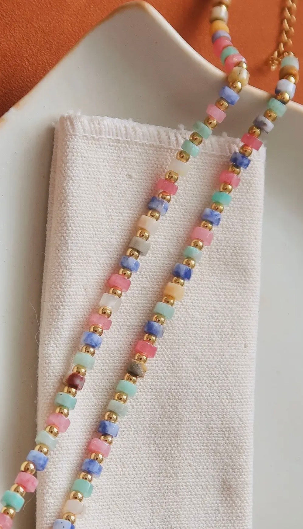 Sunny Beaded Necklace