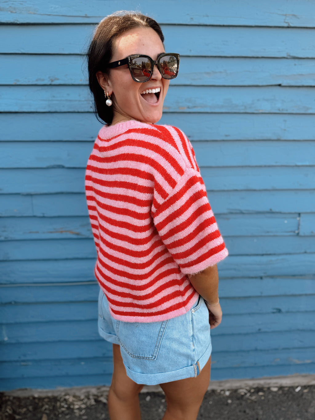 The Playground Stripped Cardi