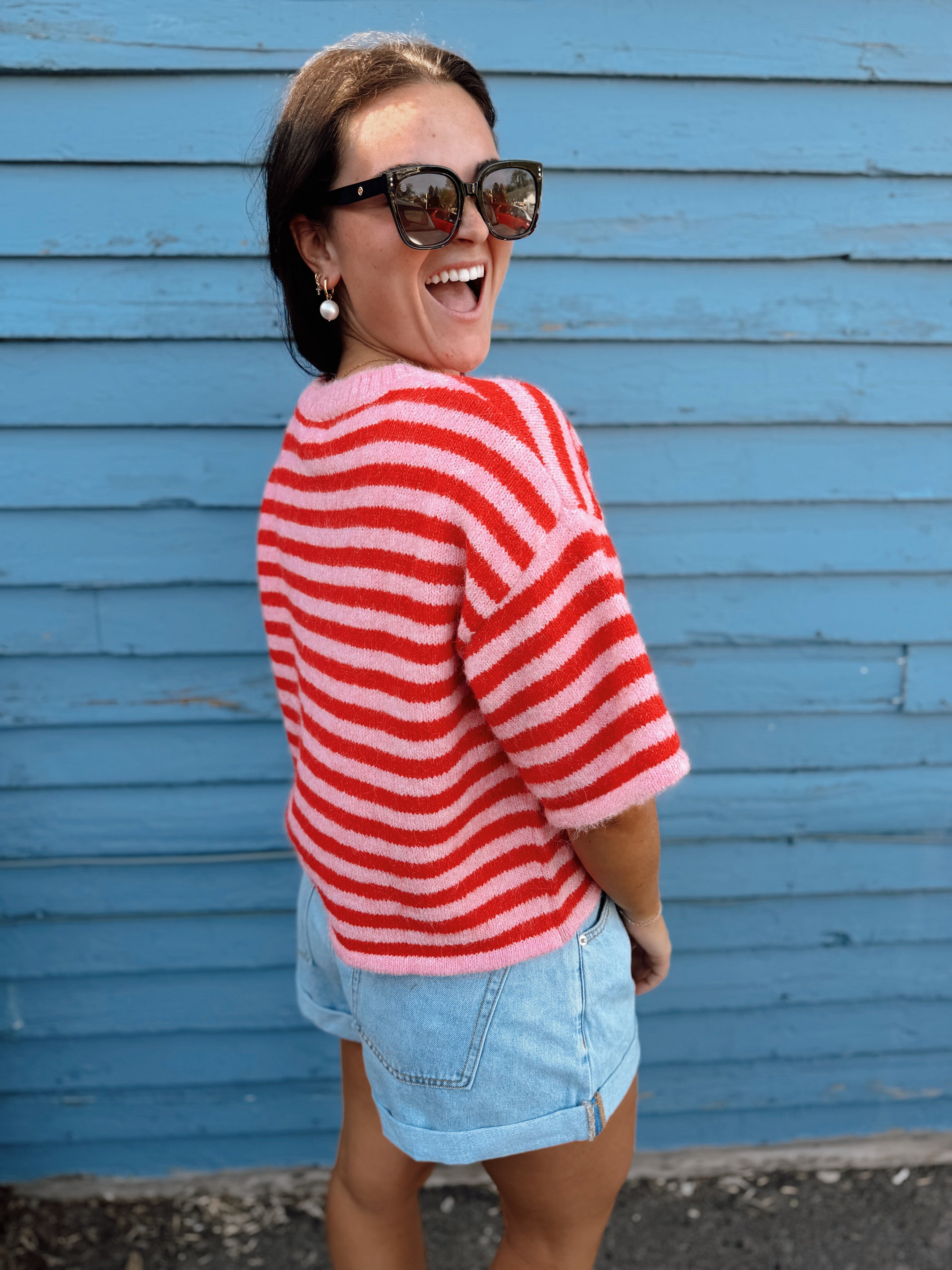 The Playground Stripped Cardi