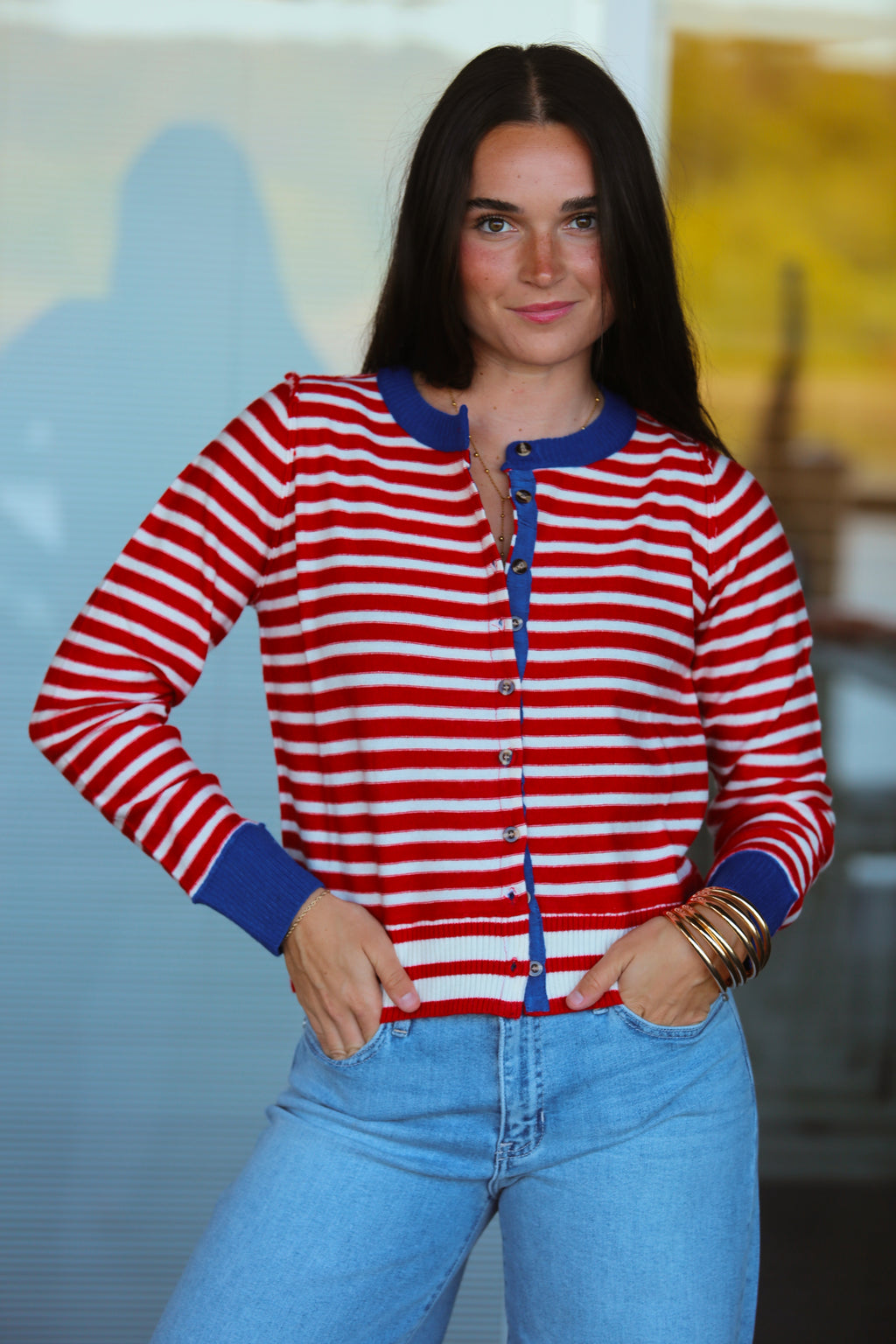 Cherry and Stripe Sweater