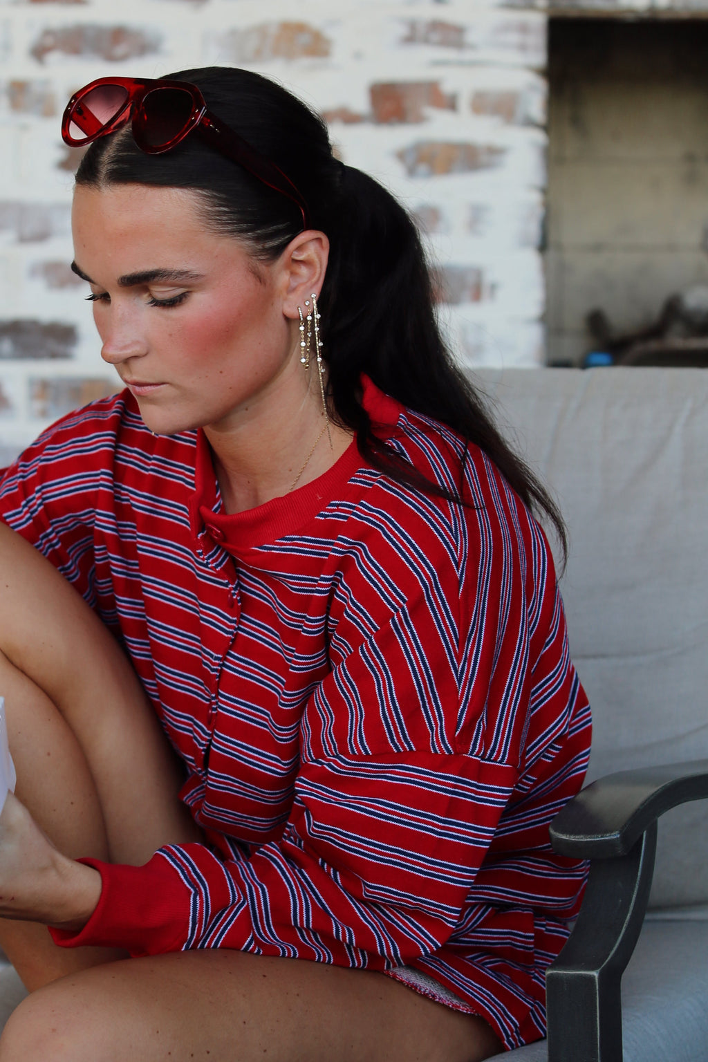 Summer Social Striped Sweater