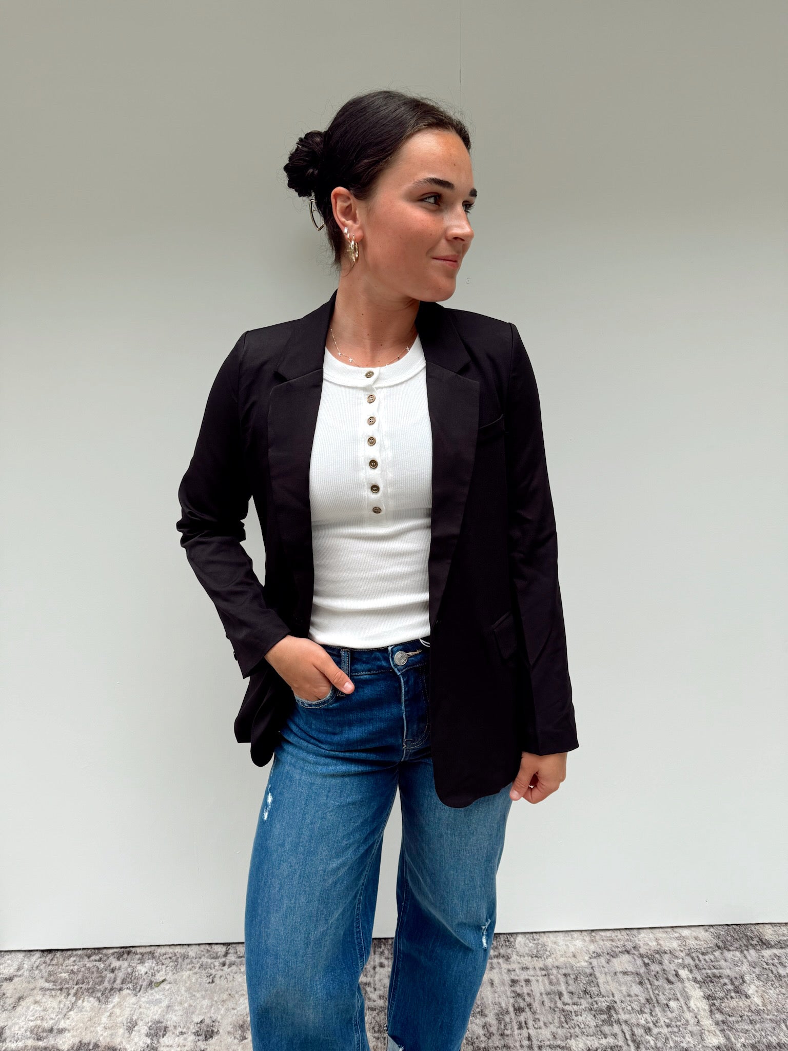 Classic Black Blazer