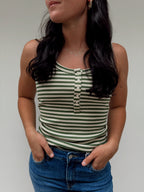 Knitted Stripe Tank