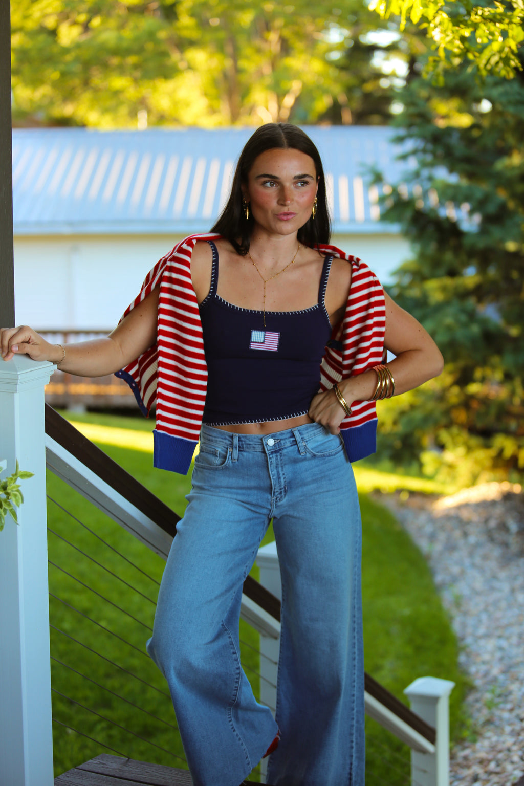 Cherry and Stripe Sweater