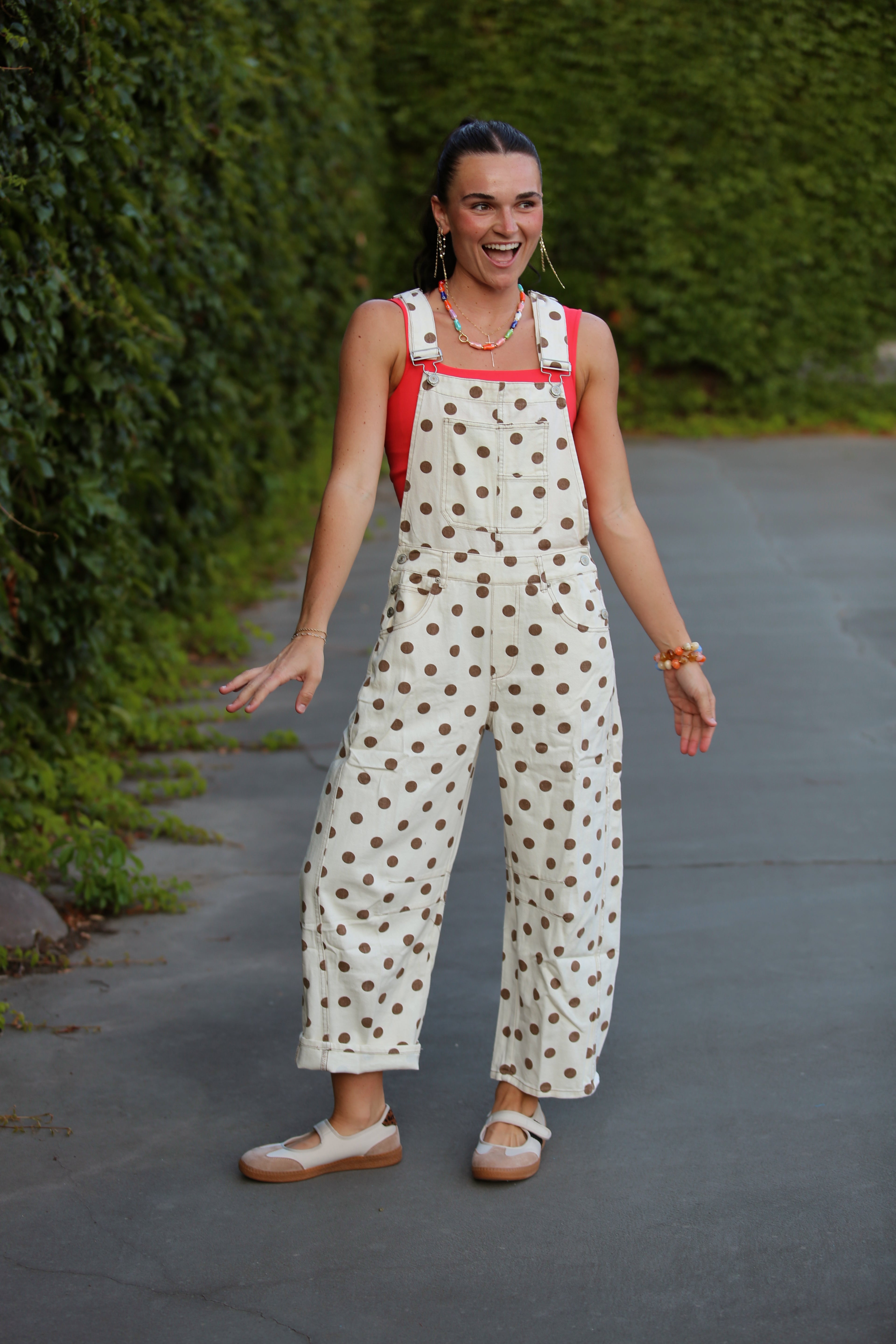 Peter Polka Dot Overalls