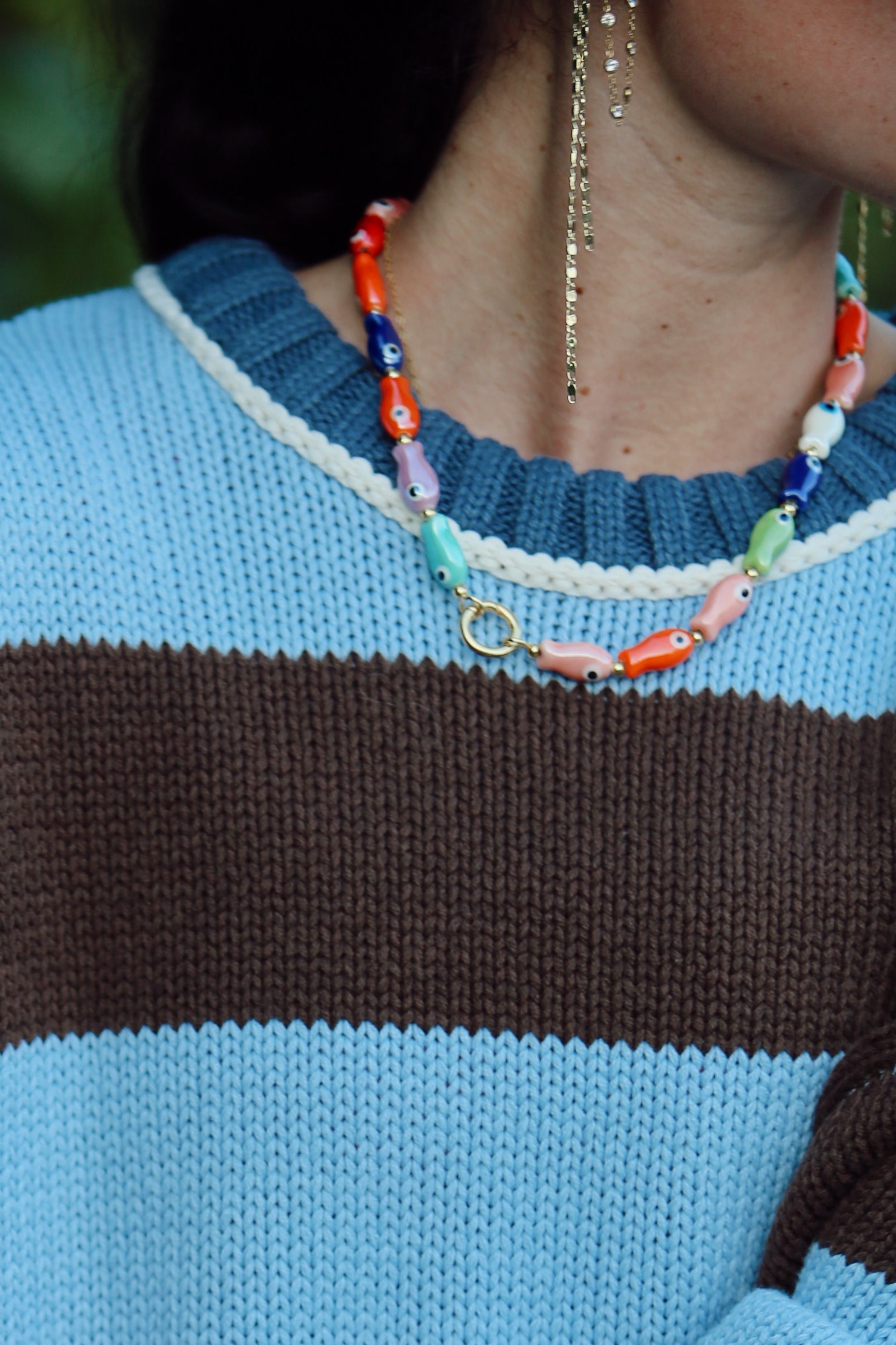 Rainbow Fish Necklace