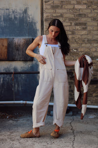 Western Wide Leg Overalls