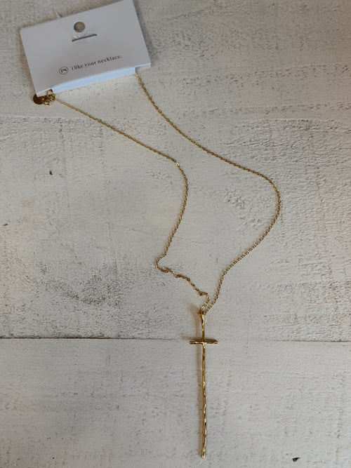 Modern Cross Necklace
