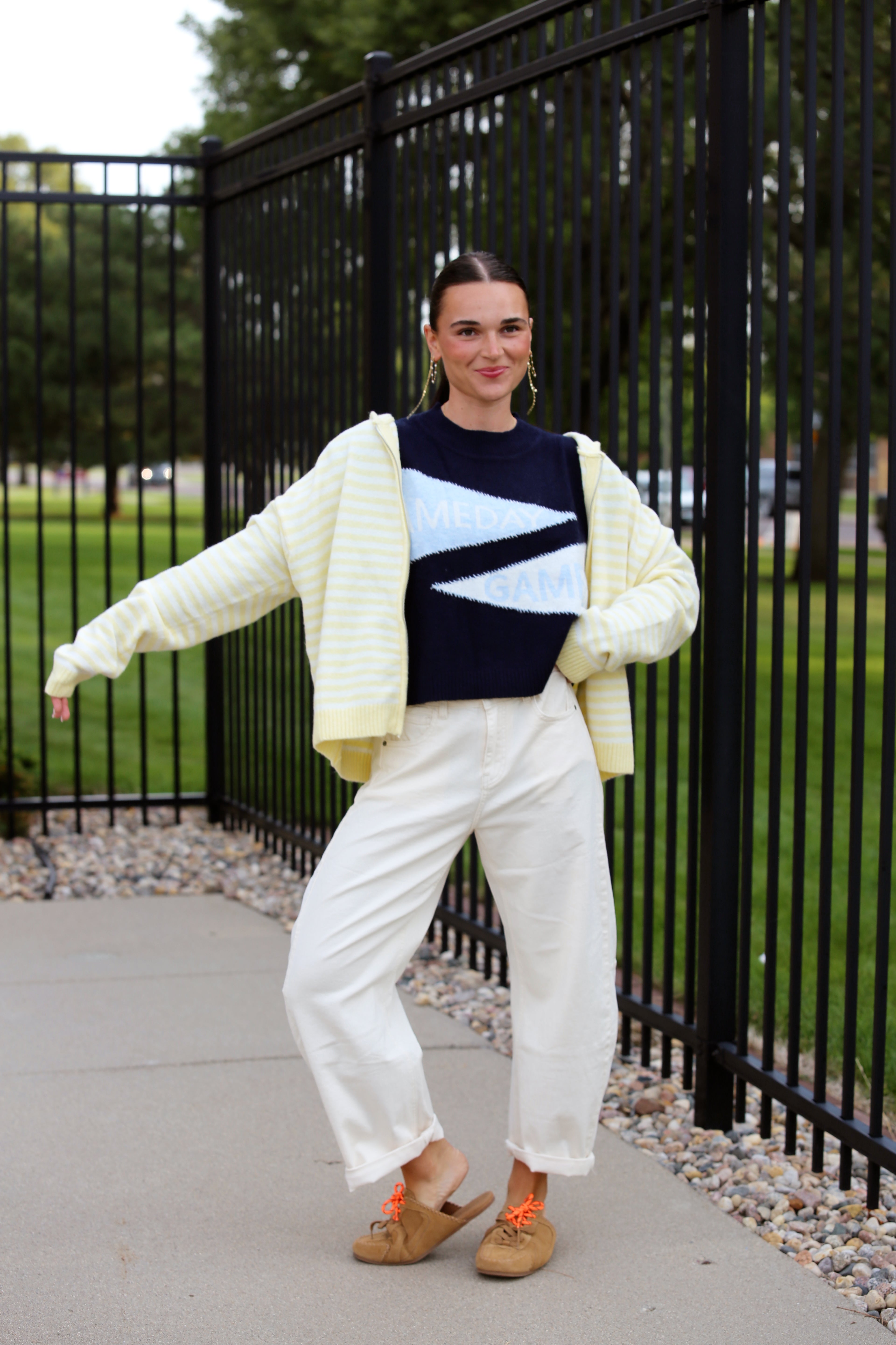 Game Day Mock Sweater