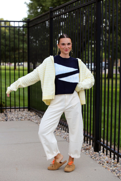 Game Day Mock Sweater