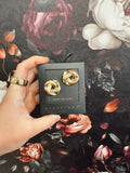 Knotted Stud Earrings