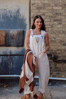 Western Wide Leg Overalls