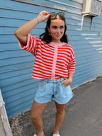 The Playground Stripped Cardi