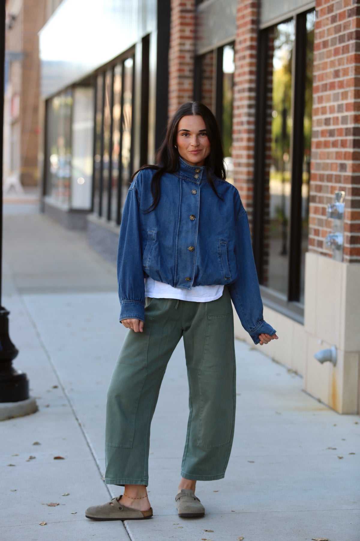 Denim Bomber Jacket
