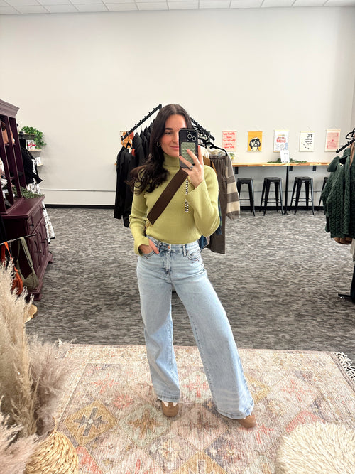 Matcha Metallic Top