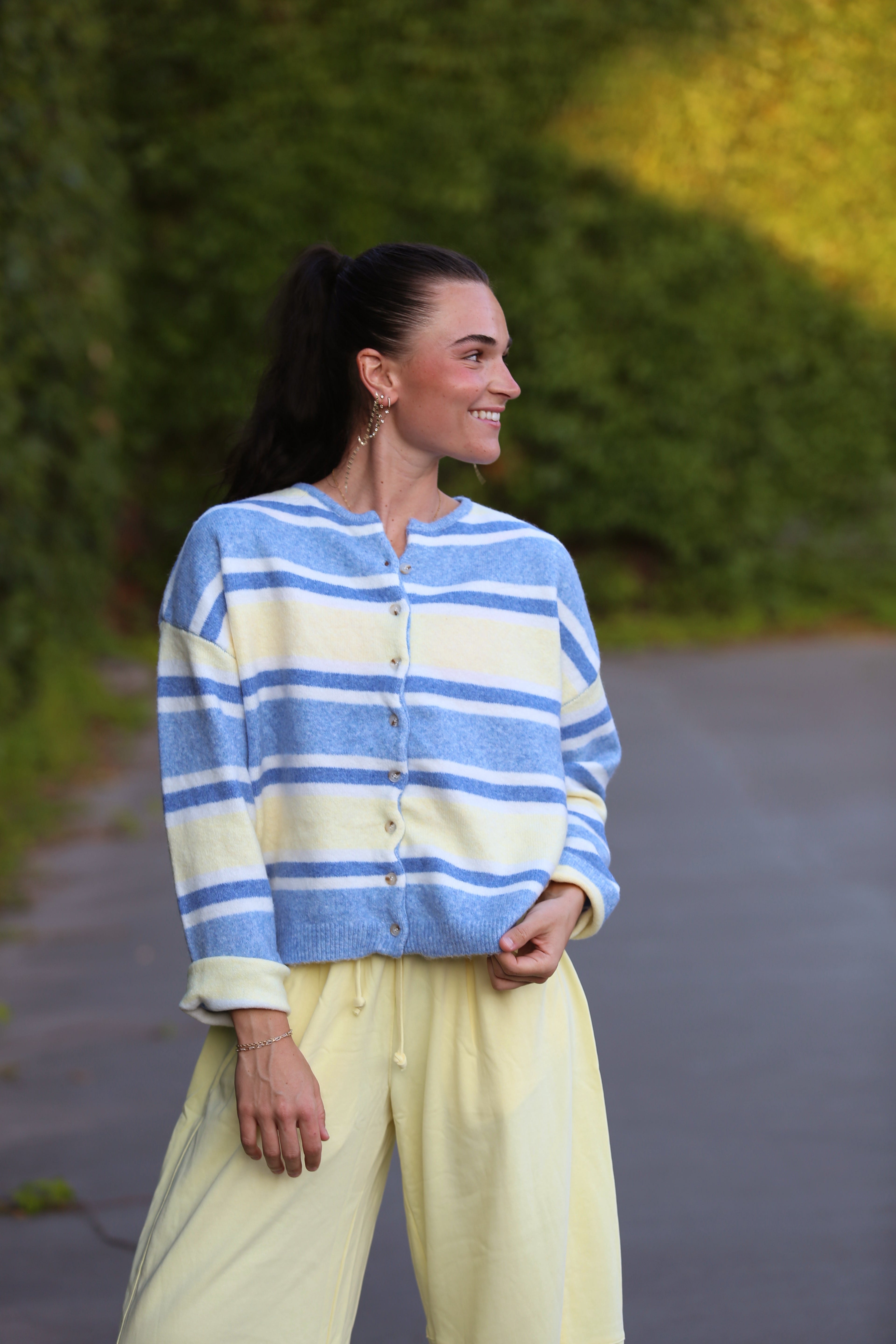 Benny Button Front Cardi