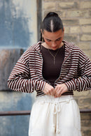 Sammy Stripe Zip Up